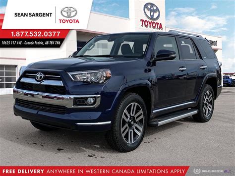 New 2020 Toyota 4Runner Limited SUV 4WD in Grande Prairie, Alberta ...