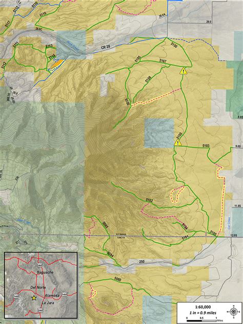 Bishop Rock Area - Del Norte Trails Hike Bike Del Norte Colorado