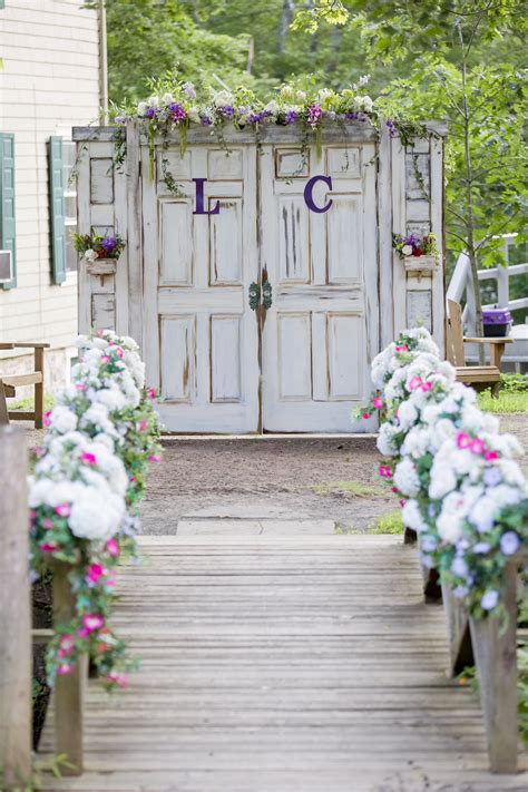 Swoon-Worthy Rustic Wedding Inspiration - Rustic Wedding Chic | Outdoor wedding doors, Wedding ...