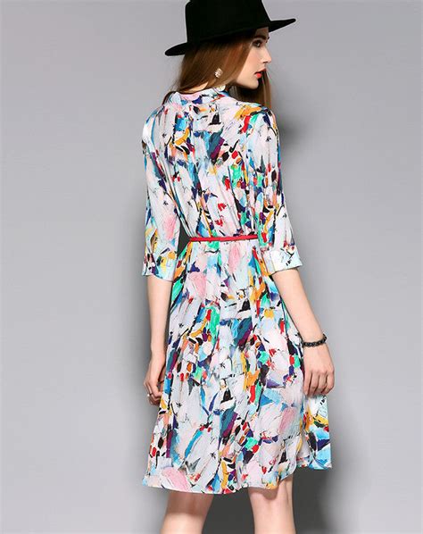 Floral Print Spring Dress - Boutique Dresses AVHEELS