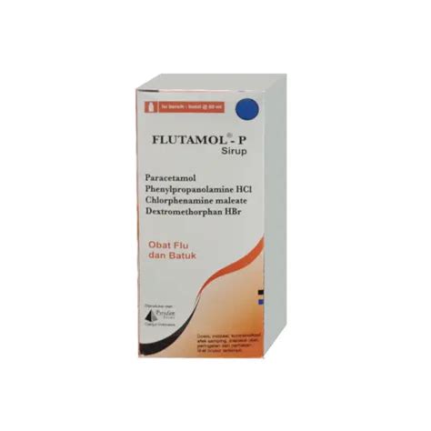 FLUTAMOL-P SIRUP 60 ML - Kegunaan, Efek Samping, Dosis dan Aturan Pakai - Halodoc