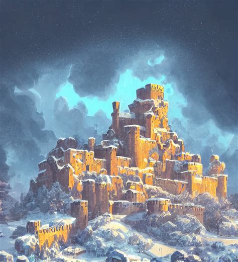 The Mountain City In Snow 12 by EnlightenedSpaceman on DeviantArt