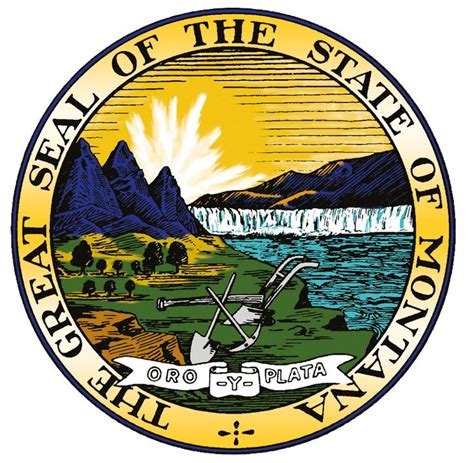 Montana State Seal in 2022 | Montana state, State flags, Montana