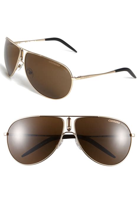 Carrera Gipsy Polarized Aviator Sunglasses in Gold for Men (gold ...