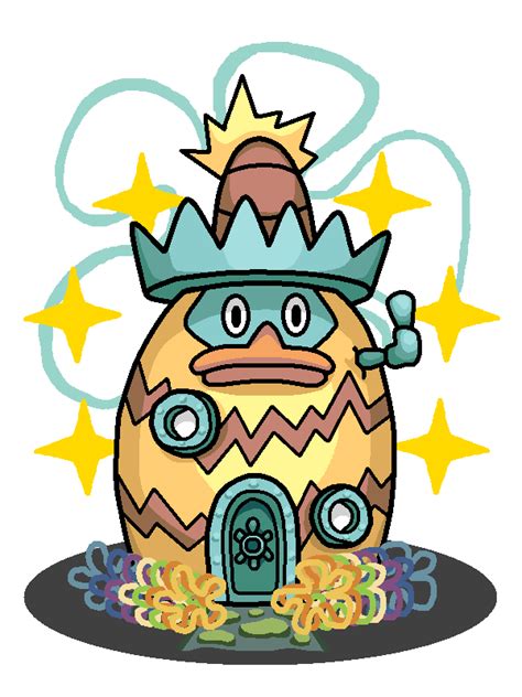 Shiny Ludicolo + SpongeBob's House by shawarmachine on DeviantArt