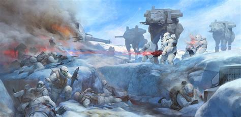 Battle on Planet Hoth (Star Wars Reimagined) by Stepan Alekseev : r ...