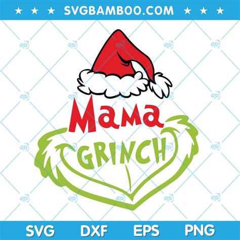 1 Mama Grinch Christmas SVG, Christmas Grinch SVG