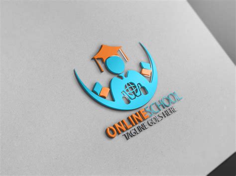 Online School logo by Josuf Media on Dribbble