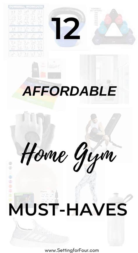 How To Create An Inexpensive, Small Space Home Gym - Setting For Four ...