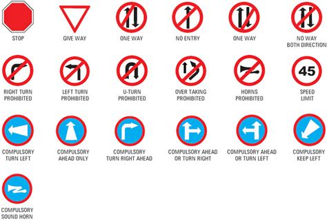 Traffic Signs | Motor Vehicle Department