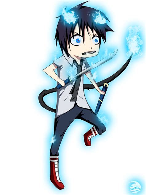 Rin Okumura chibi by aagito on DeviantArt