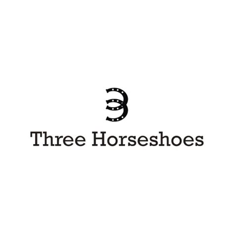 logo for Three Horseshoes | Logo design contest