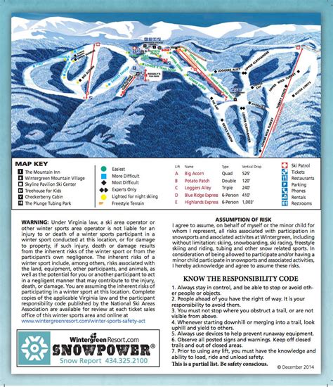 Wintergreen Resort Trail Map | OnTheSnow