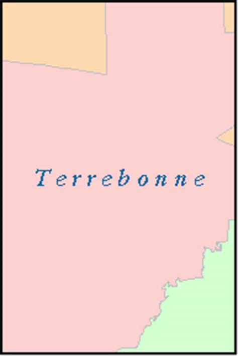 TERREBONNE County, Louisiana Digital ZIP Code Map