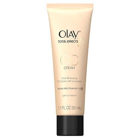 Total Effects Pore Minimizing CC Cream Light to Medium | Cc cream, Olay skin care, Beauty ...