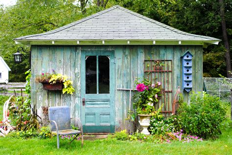 Another view of tool shed | Rustic gardens, Garden structures, Shed