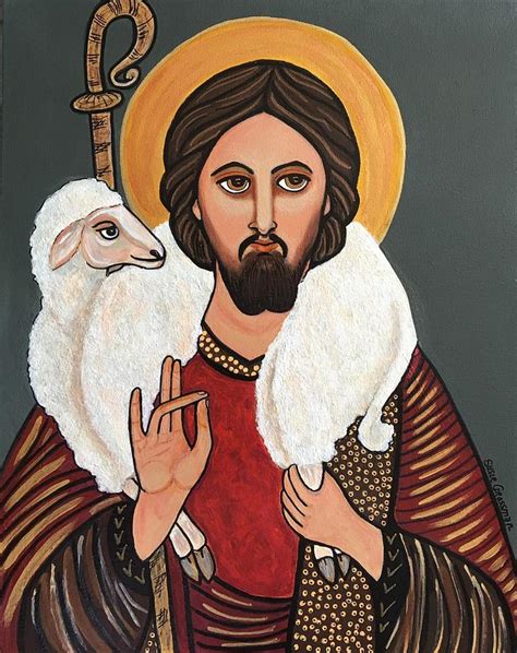 The Good Shepherd Painting by Susie Grossman