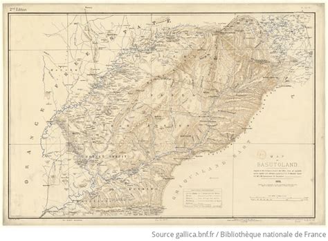 Map of Basutoland, compiled at the Intelligence division, War office ...