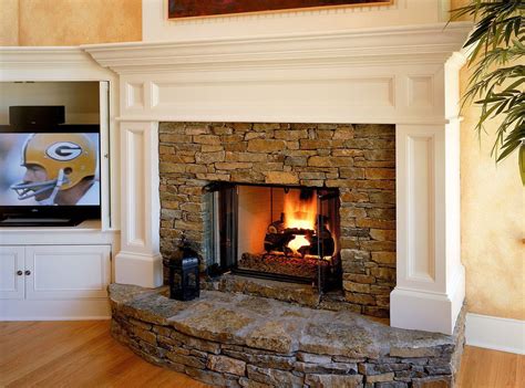 20 Beautiful Wood Burning Fireplace Designs