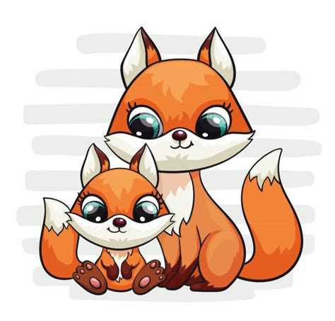 Fox Family Illustrations, Royalty-Free Vector Graphics & Clip Art - iStock