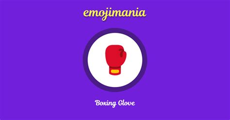 🥊 Boxing Glove emoji Copy & Paste - Emojimania