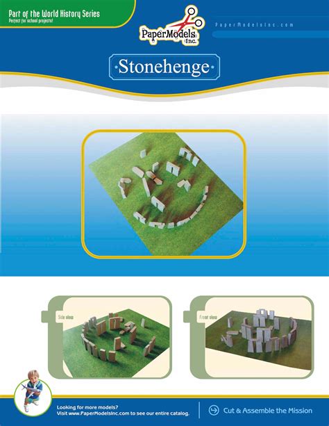 Stonehenge - Wiltshire , England – Paper Models, Inc.