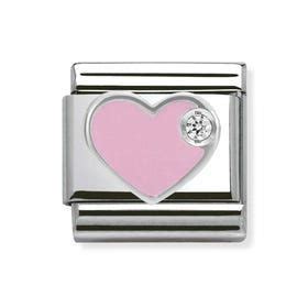 Nomination Charms | Nomination Bracelet Charms | John Greed | Pink enamel, Pink heart, Pink love