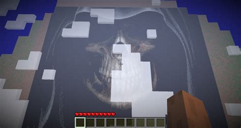 Death Pixel Art Minecraft Project