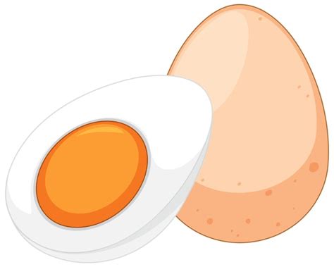 Premium Vector | Simple egg cartoon isolated