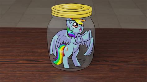 Placing Rainbow Dash Inside a Jar - YouTube