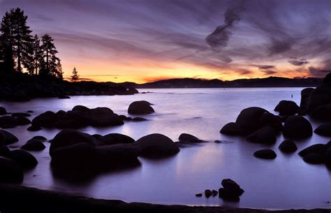 Lake tahoe, Sunset, Tahoe