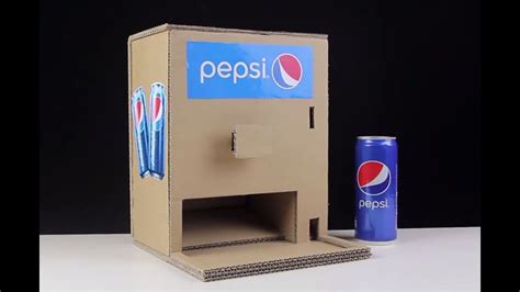 How to make PEPSI VENDING MACHINE from Cardboard - YouTube