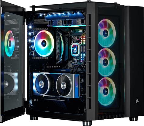 CORSAIR Crystal Series 680X RGB Tempered Glass Smart Mid Tower Case ...