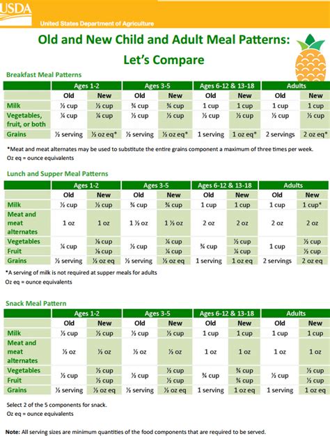 The New CACFP Meal Requirements for Childcare Made Simple - Little Sprouts Learning