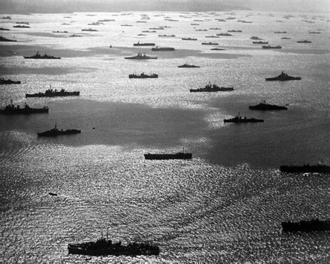 W. Eugene Smith, The US Pacific fleet getting ready for battle during the Marshall Islands ...