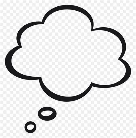 Person Thinking With Thought Bubble Clip Art Top Stock Thinking - Person Speaking Clipart ...