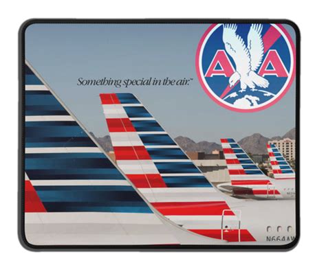 American Airlines Livery Flag Tail MousePad – Airline Employee Shop