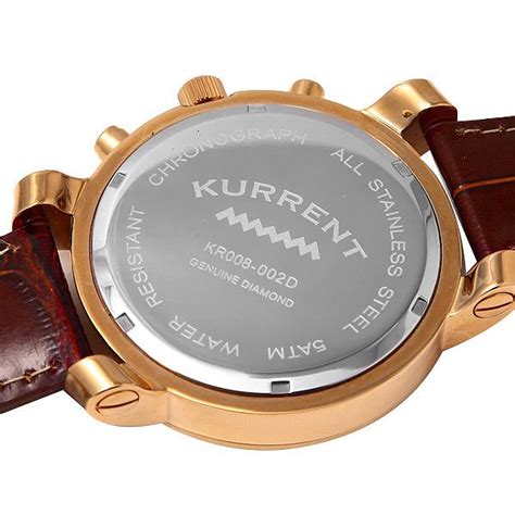 KURRENT New Diamond Chrono Watch RETAIL $675 | Property Room