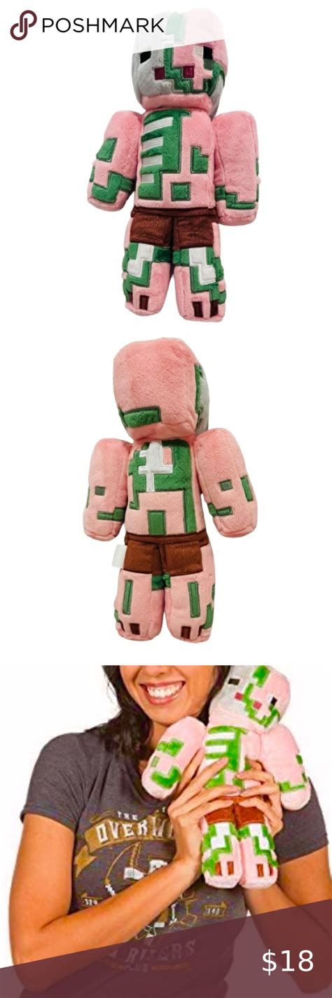 Minecraft Zombie Pigman Plush Pigman, Zombie, Minecraft, Plush, Mario Characters, Closet, Check ...