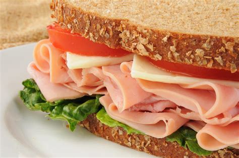 Ham, cheese and tomato sandwich – New Quebec Catering