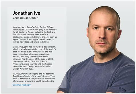 Jonathan Ive Officially Becomes Apple's Chief Design Officer - iClarified