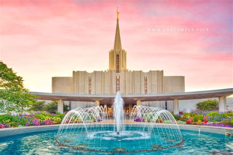 Jordan River Temple Living Waters - LDS Temple Pictures