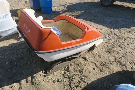 pull behind snowmobile passenger sled - Schmalz Auctions