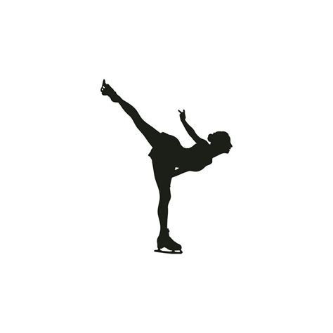 Ice Skater Silhouette SVG Vector Cutting File / Clip Art Available for Instant Download. - Etsy ...