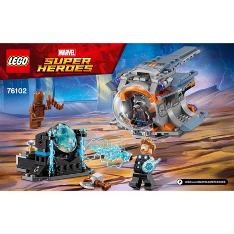 LEGO Thor's Weapon Quest Set 76102 Instructions | Brick Owl - LEGO Marketplace