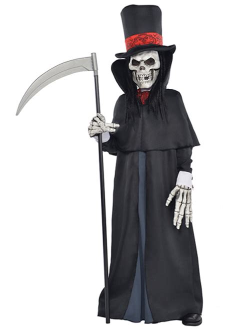 Kids And Teen Grim Reaper Dapper Death Costume