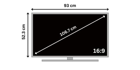 42 Inch TV Dimensions | Television Size, Length, Width