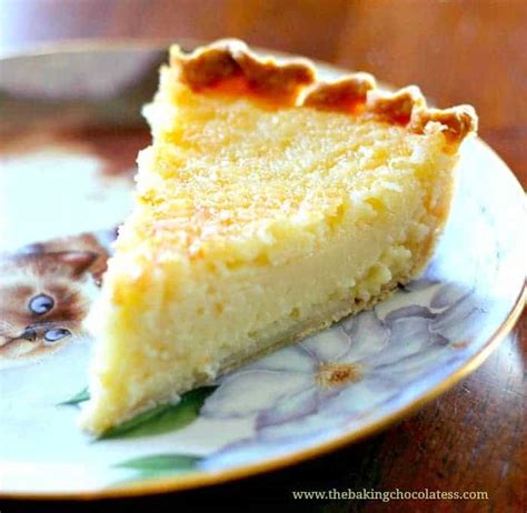 Creamy Lemon Coconut Custard Pie - The Baking ChocolaTess