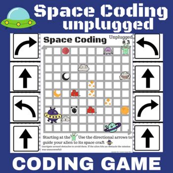 Space Coding Unplugged by Curiosity and the Hungry Mind | TPT