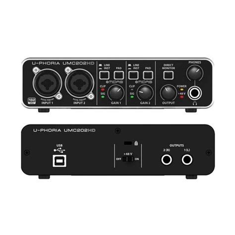 Interfaz de Audio BEHRINGER UMC202HD – YAPARU